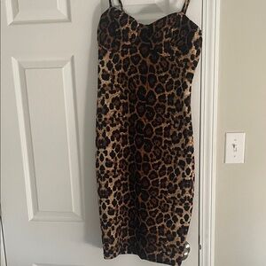 Fashion Nova Leopard Print Dress